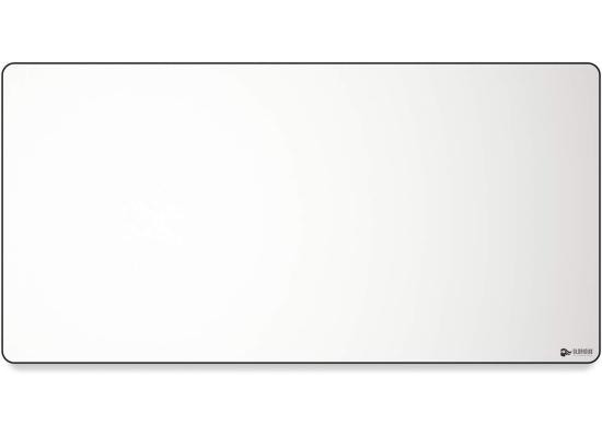 Glorious XXL Extended Gaming White Smooth Cloth & Anti-Slip Rubber Base Mouse pad, Stitched Edges |45x90cm - White